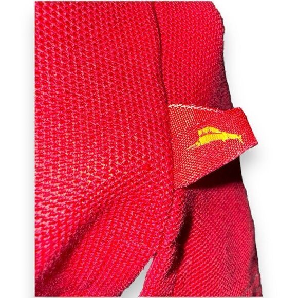 Red Tommy Bahama Supima Polo Shirt Size S - Picture 7 of 8